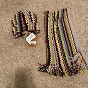 Missoni scarf and beanie set